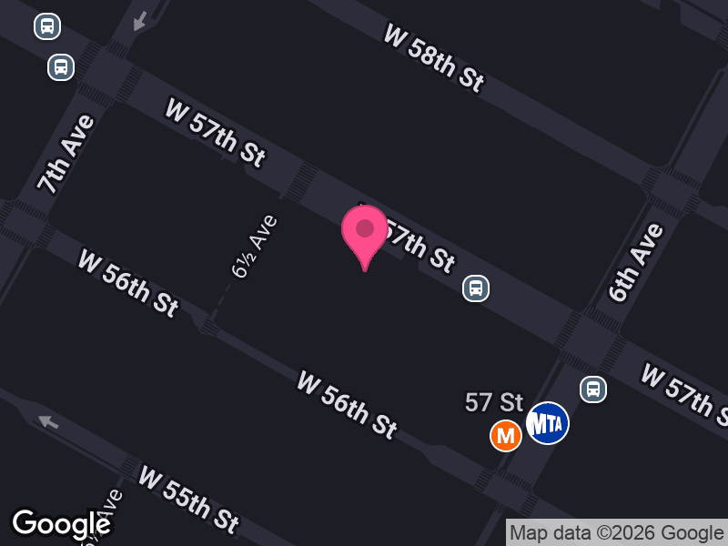 Street map around Best of Broadway Cabaret