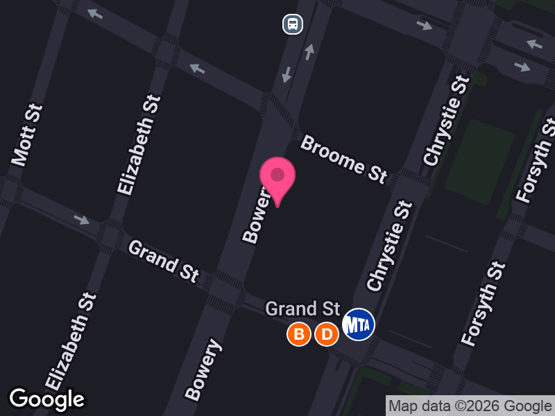 Street map around Loosie's Nightclub